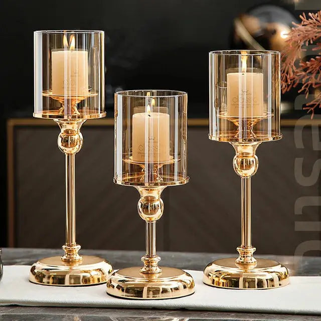 Candle Holder Nordic Metal Tabletop Accent