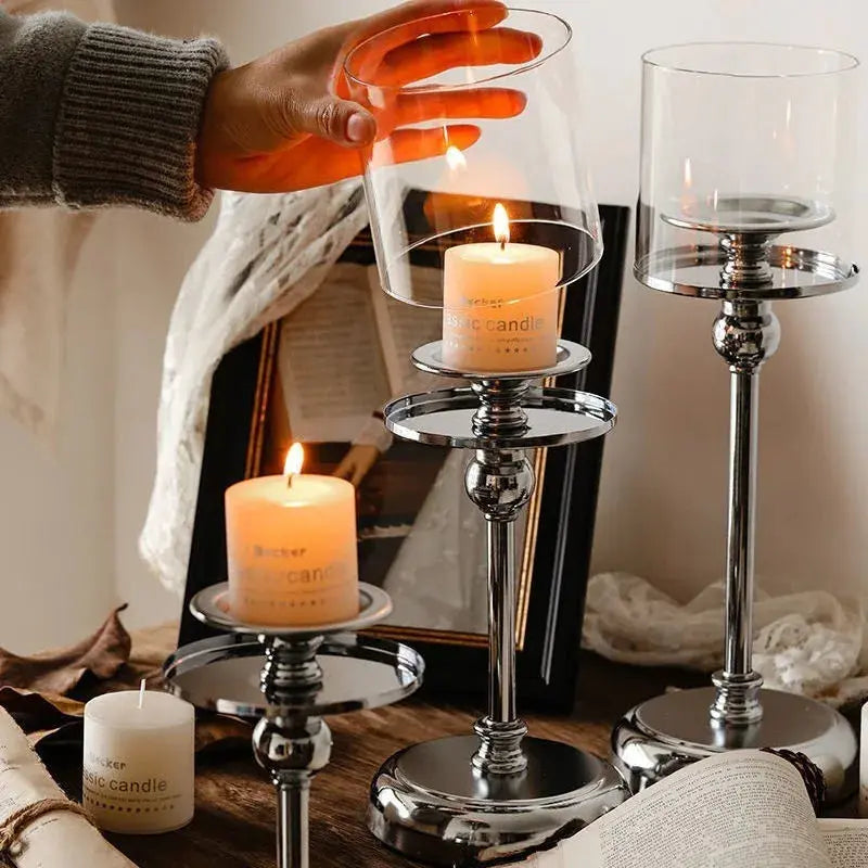 Candle Holder Nordic Metal Tabletop Accent