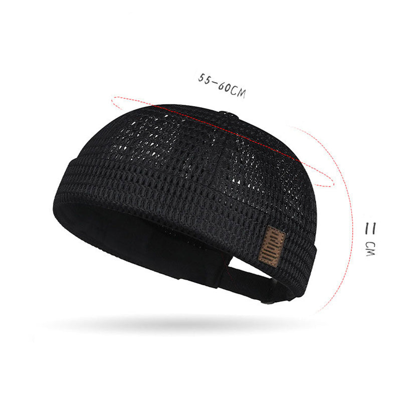 Cap Brimless Breathable Mesh Adjustable Fit