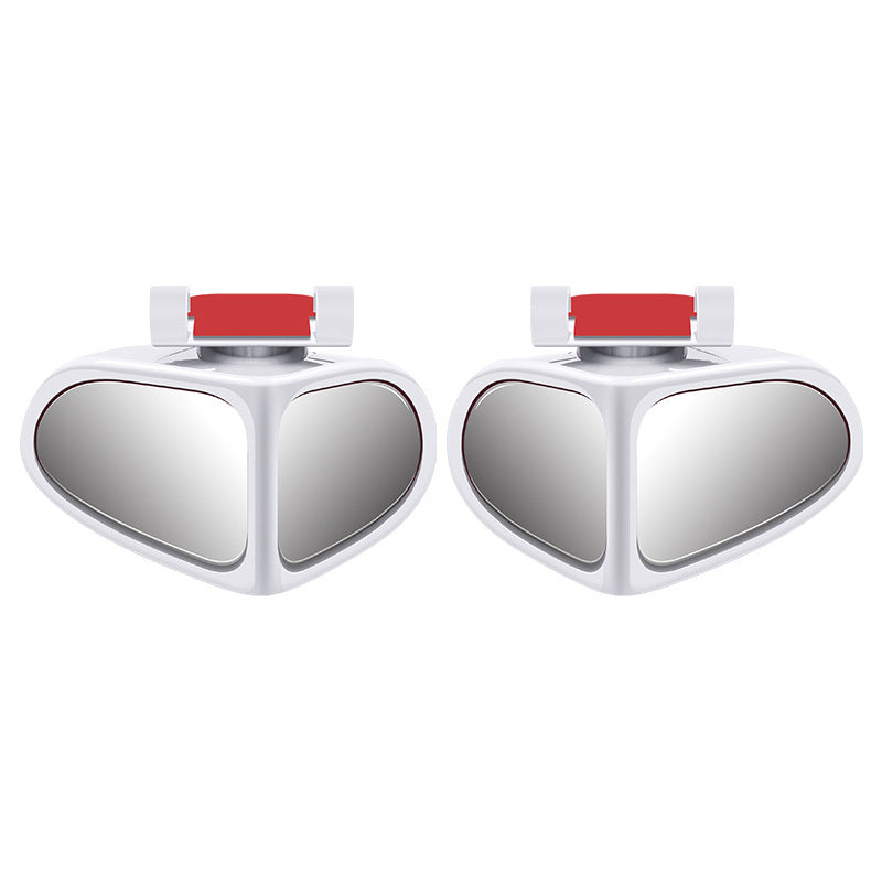 Car Auxiliary Mirror Dual-View HD Glass Weatherproof Mount