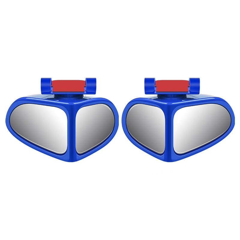 Car Auxiliary Mirror Dual-View HD Glass Weatherproof Mount