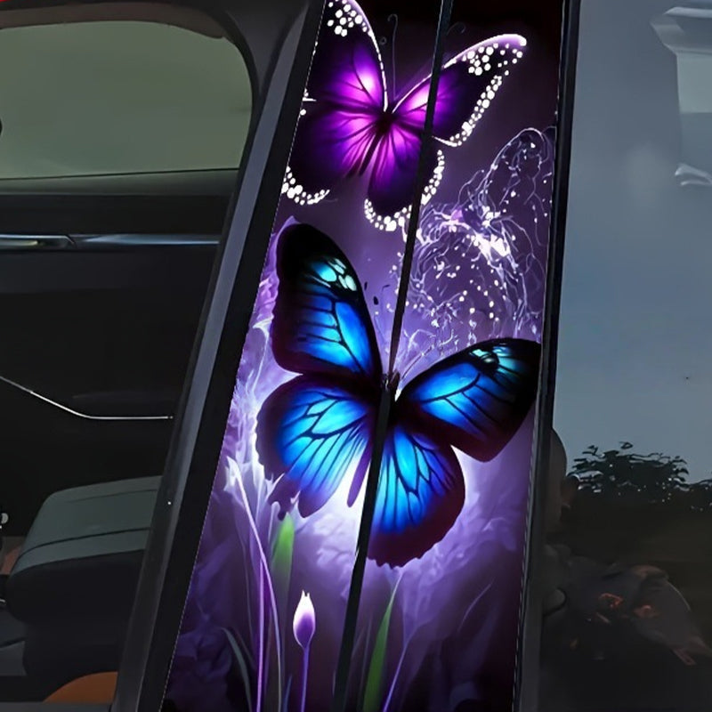 Car B-Pillar Protective Film Clear HD Scratch-Resistant