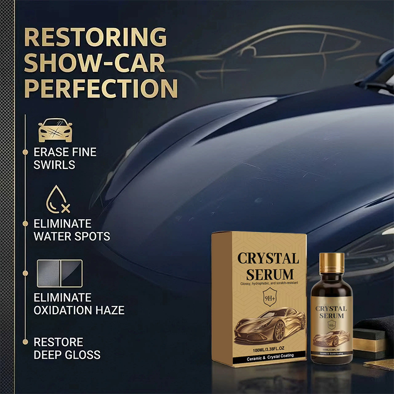 Car Ceramic Coating 9H Hardness Hydrophobic & Deep Gloss