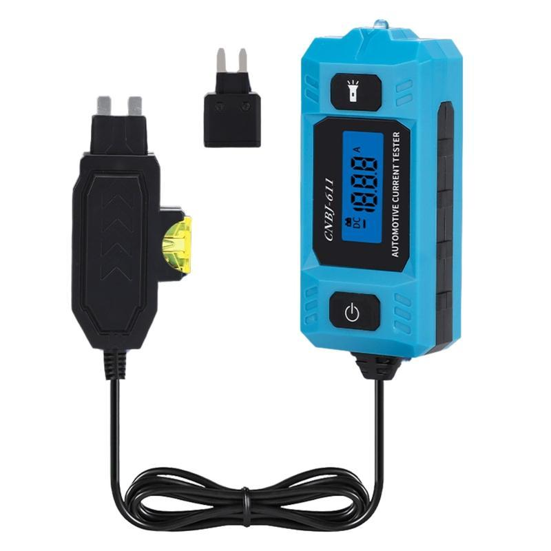 Car Current Tester 0.01–19.99A Backlit Display & LED Light