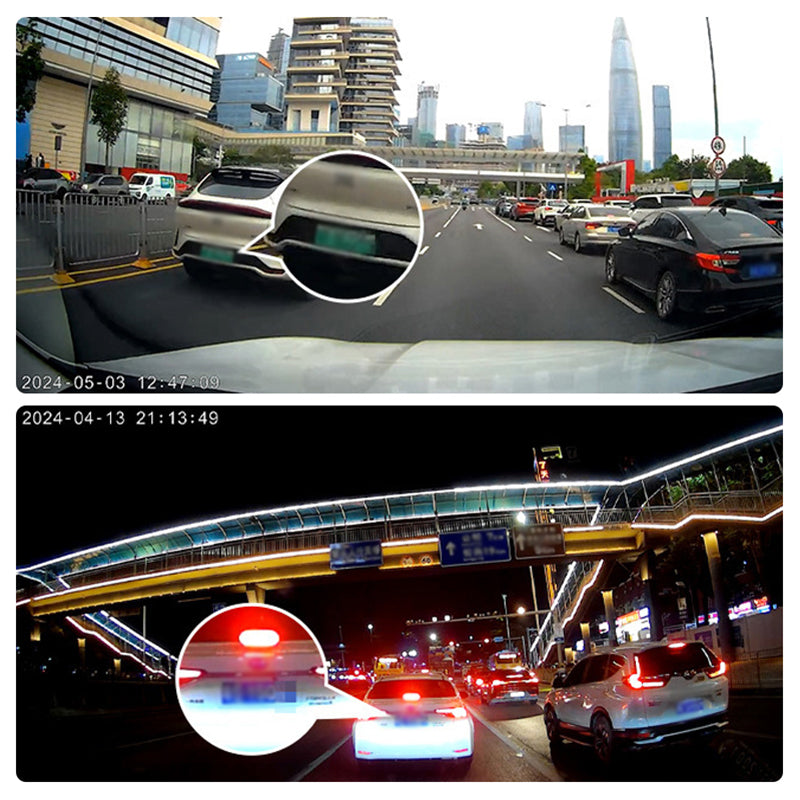 Car Dash Camera 4G Front & Interior Night Vision