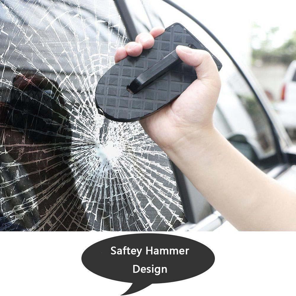 Car Door Step Aluminum Non-Slip With Emergency Hammer