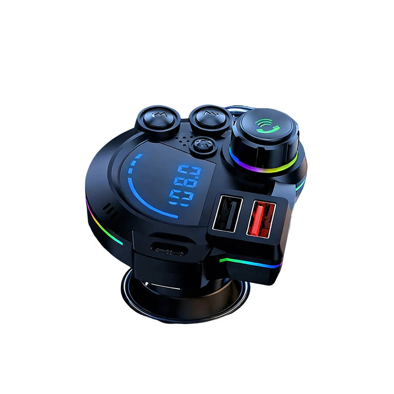 Car FM Transmitter Bluetooth 5.3 Dual USB PD 20W