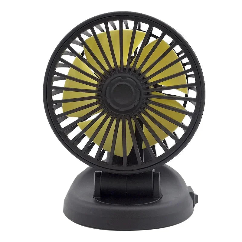 Car Fan 5V USB 12V 24V Rotating Head