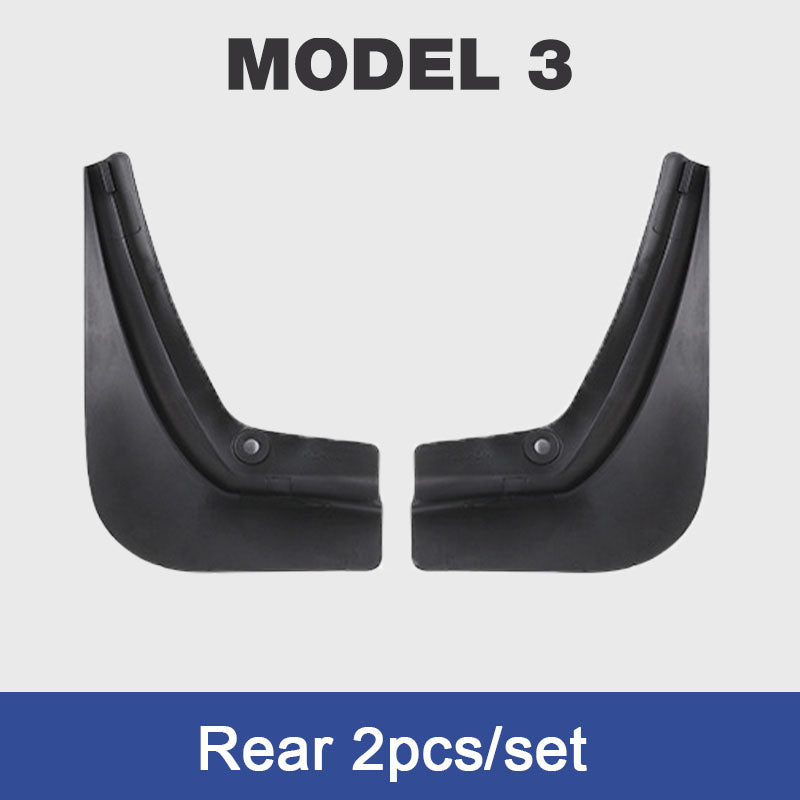 Car Fender Splash Guards TPE Clip-On No-Drill