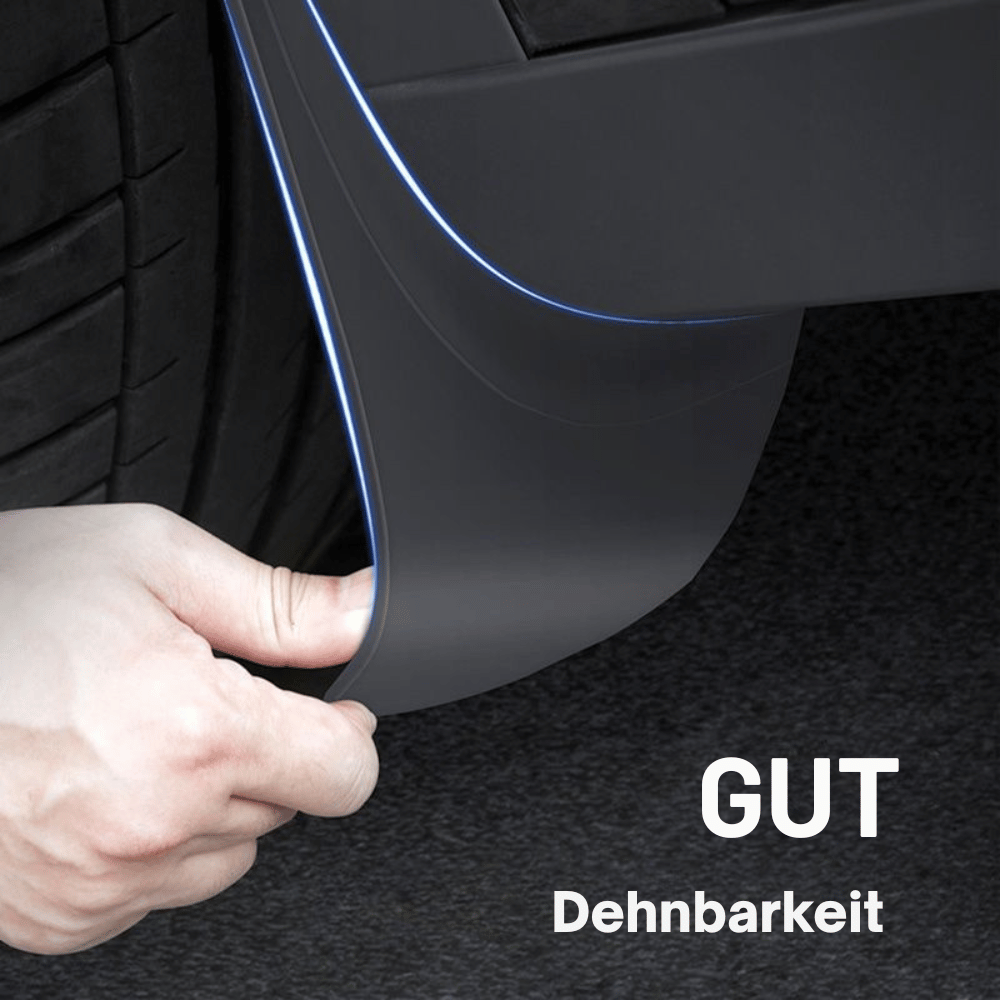 Car Fender Splash Guards TPE Clip-On No-Drill