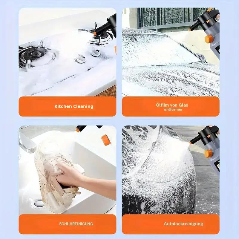 Car Foam Sprayer Cordless Rechargeable Adjustable Nozzle