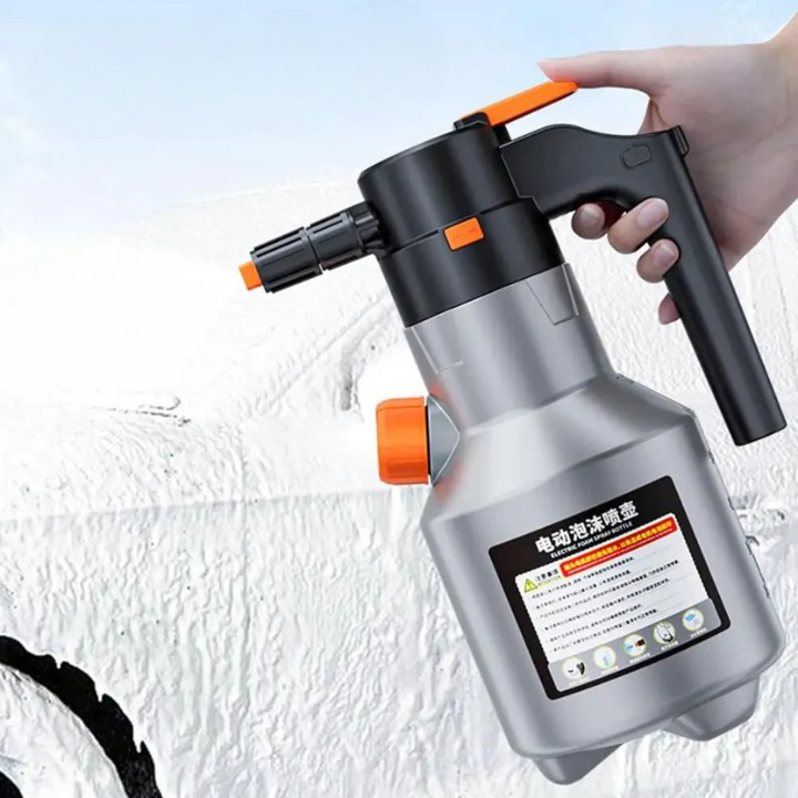 Car Foam Sprayer Cordless & Rechargeable Adjustable Nozzle Large Tank