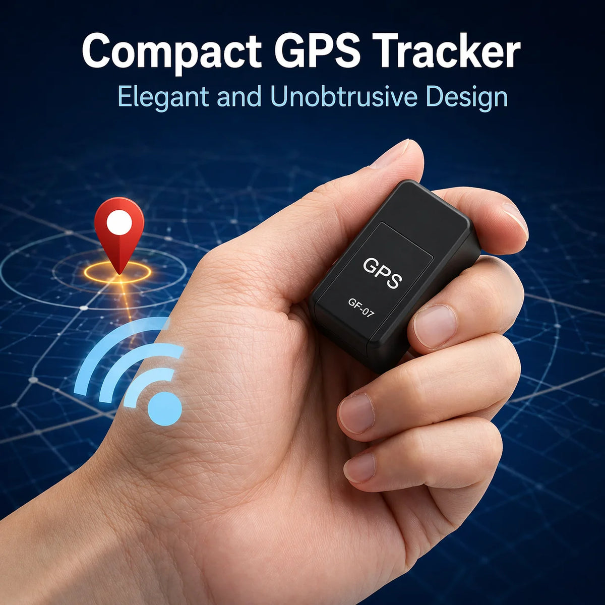 Car GPS Tracker Real-Time GSM Magnetic Mount No Subscription