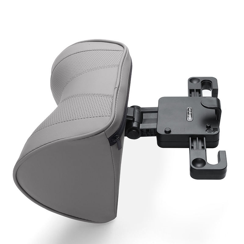 Car Headrest Pillow Adjustable U-Shaped Phone Holder & Hook