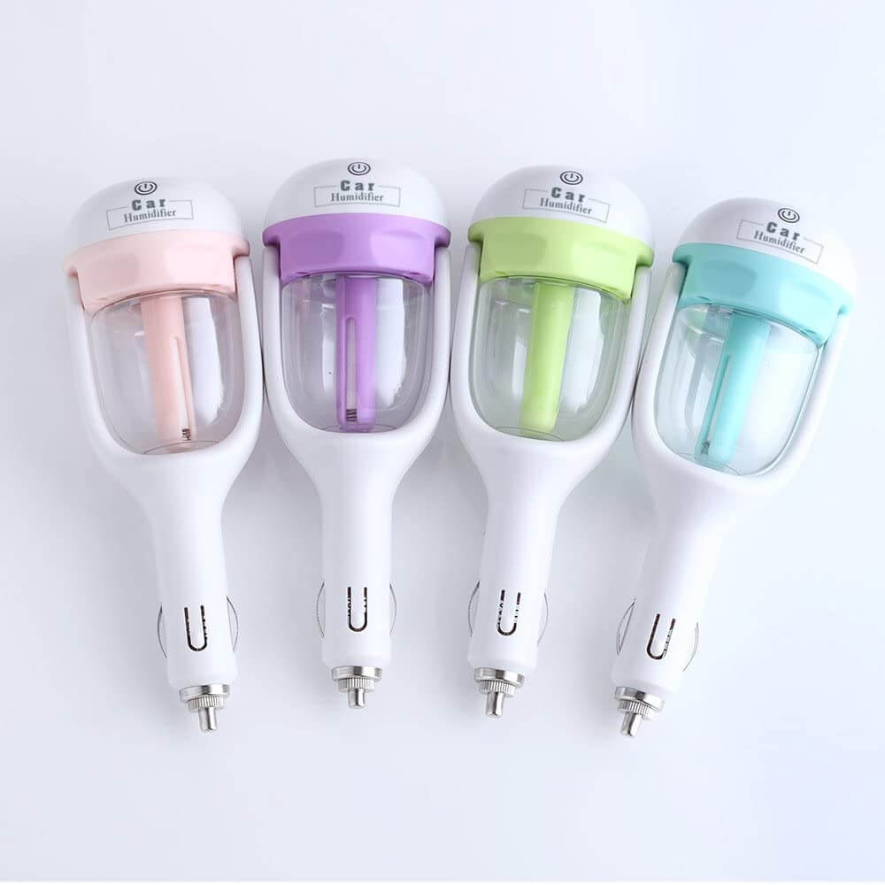 Car Humidifier Ultrasonic Aromatherapy 2-Hour Auto Shut-Off