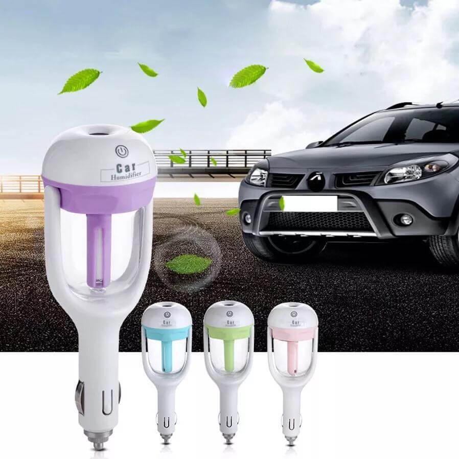 Car Humidifier Ultrasonic Aromatherapy 2-Hour Auto Shut-Off