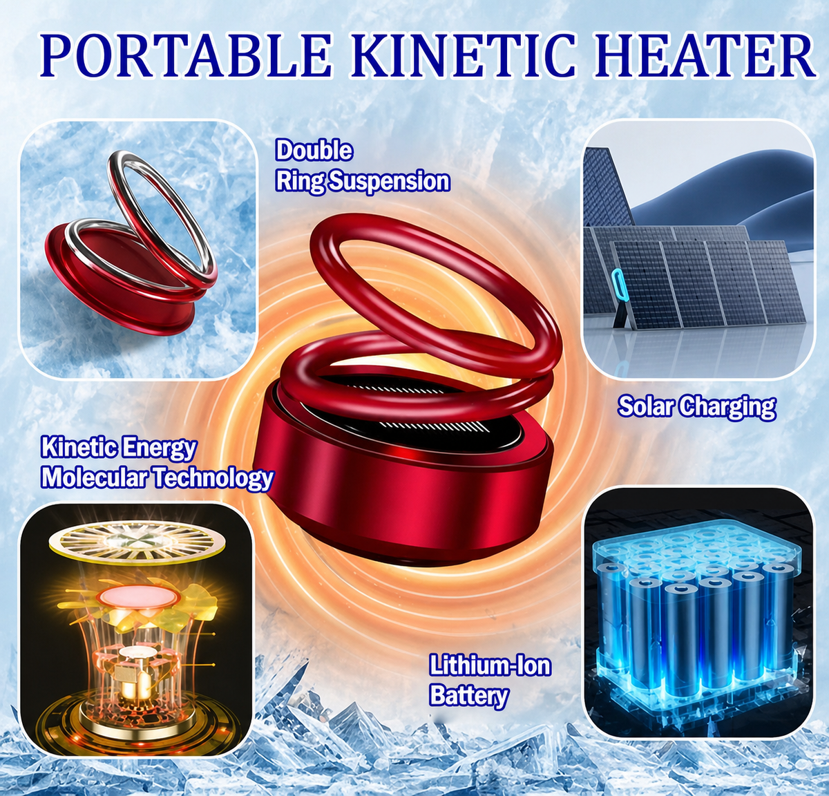 Car Ice & Snow Heater Reusable Portable No-Install