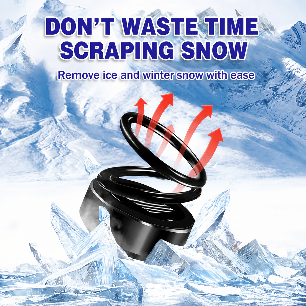 Car Ice & Snow Heater Reusable Portable No-Install