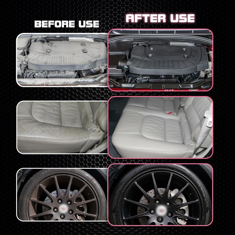 Car Interior Polish Spray Dry Non-Greasy Leather & Plastic