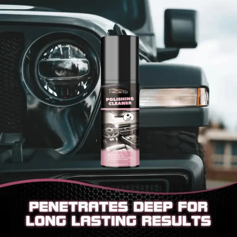 Car Interior Polish Spray Dry Streak-Free Multi-Surface