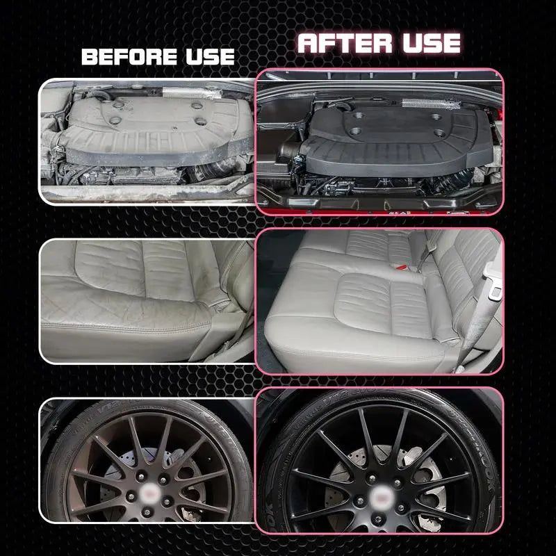 Car Interior Polish Spray Dry Streak-Free Multi-Surface