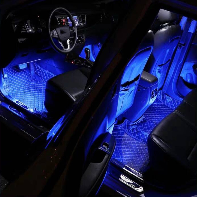 Car LED Ambient Light USB-Powered 8-Color Flexible Cables