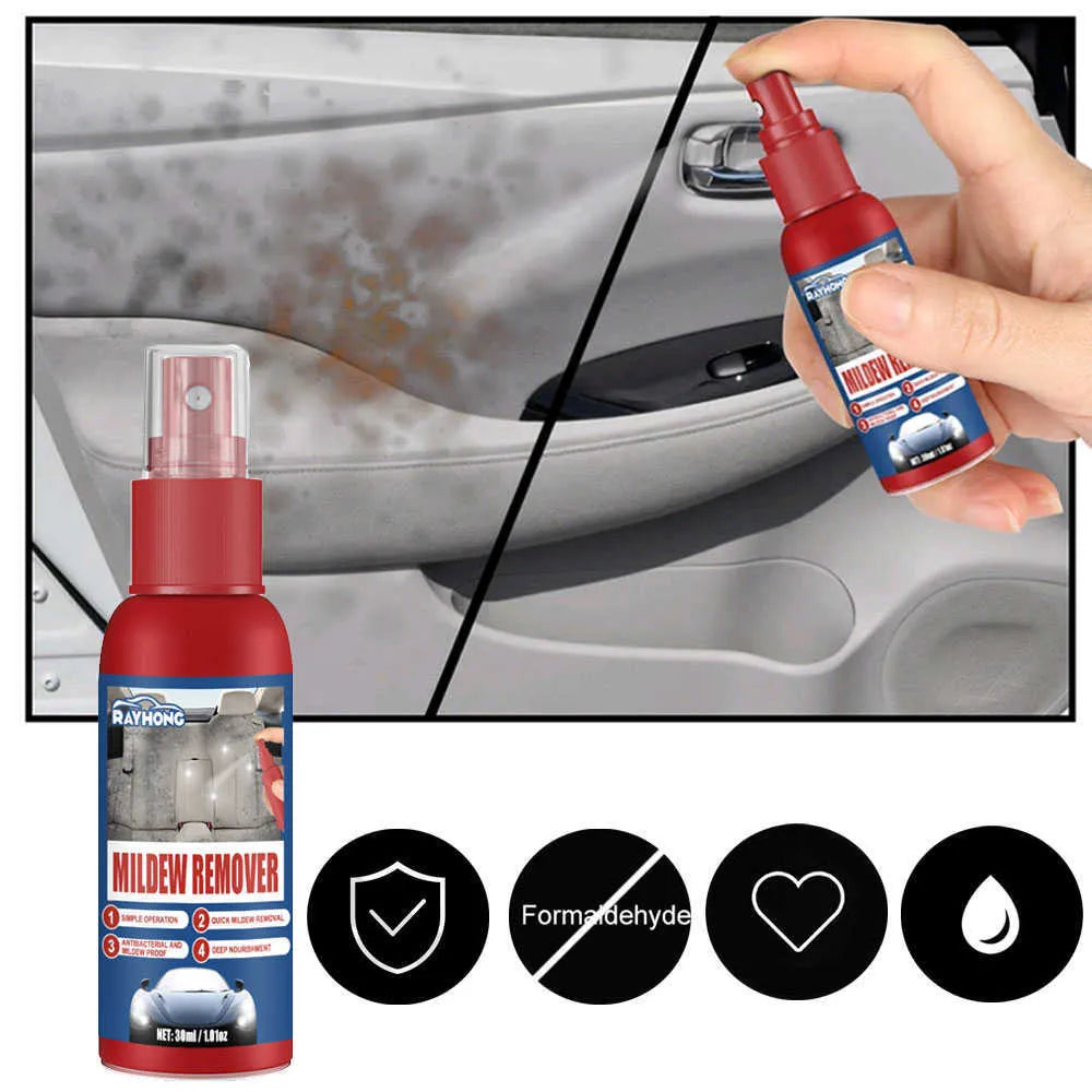 Car Mold Remover Spray Gentle Leather & Fabric 2-Pack