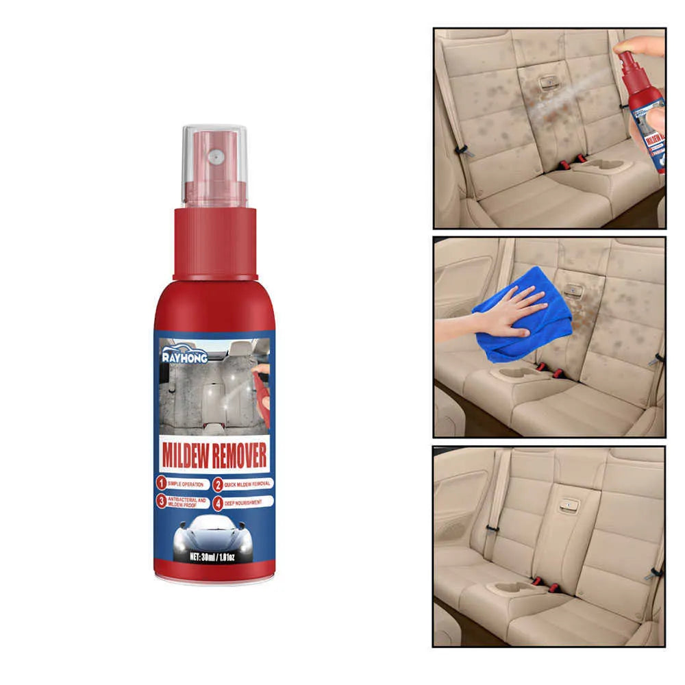 Car Mold Remover Spray Gentle Leather & Fabric 2-Pack