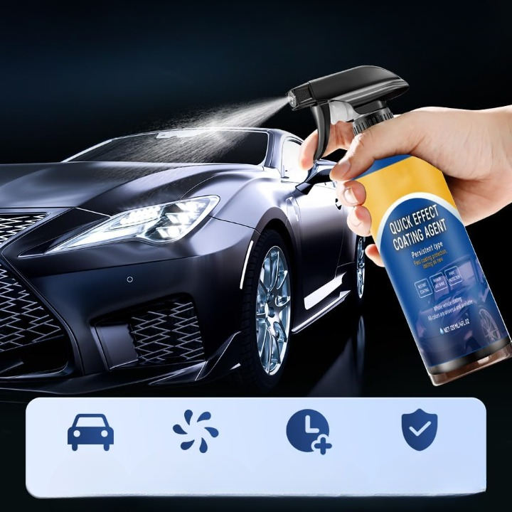 Car Nano-Ceramic Sealant 3-in-1 Hydrophobic Up To 3 Months