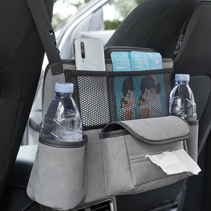 Car Organizer Multi-Compartment Between Seats Universal Fit