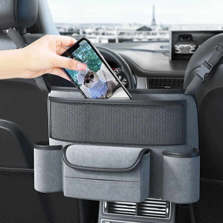 Car Organizer Multi-Compartment Between Seats Universal Fit