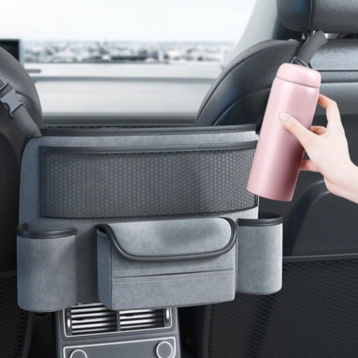 Car Organizer Multi-Compartment Between Seats Universal Fit