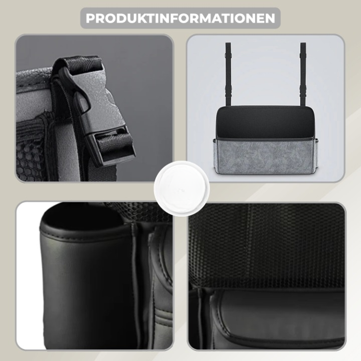 Car Organizer Multi-Compartment Between Seats Universal Fit