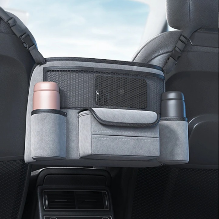 Car Organizer Multi-Compartment Between Seats Universal Fit