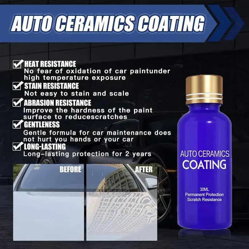 Car Paint Sealant Ceramic Spray Long-Lasting Water-Repellent