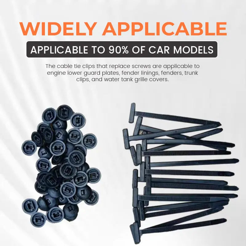 Car Panel Clips One-Click Nylon Universal Fit