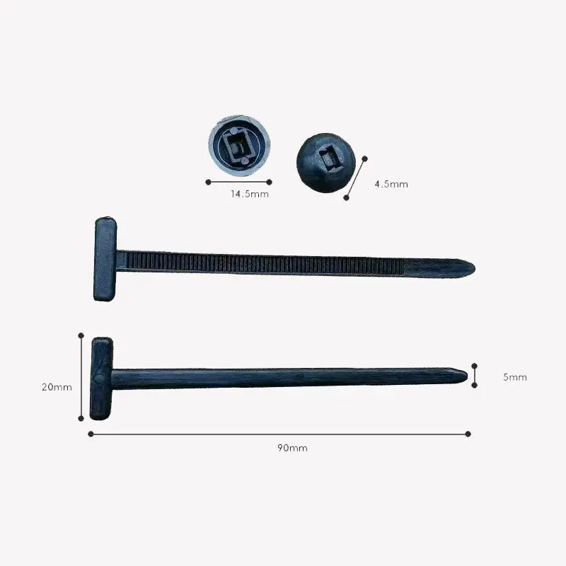 Car Panel Clips One-Click Nylon Universal Fit