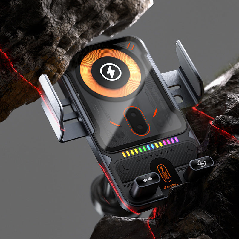 Car Phone Holder 15W Fast Wireless Auto-Clamp Vent Mount