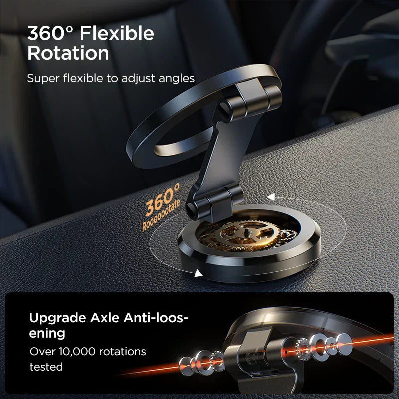 Car Phone Holder Magnetic 360 Degree Rotating Foldable