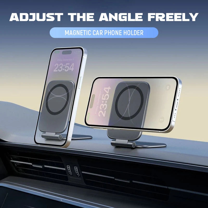 Car Phone Holder Strong Magnetic Rotatable Arm Residue-Free Mounting