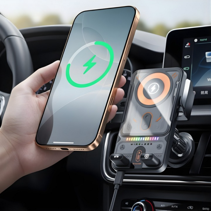 Car Phone Mount 15W Wireless Smart Sensor Vent