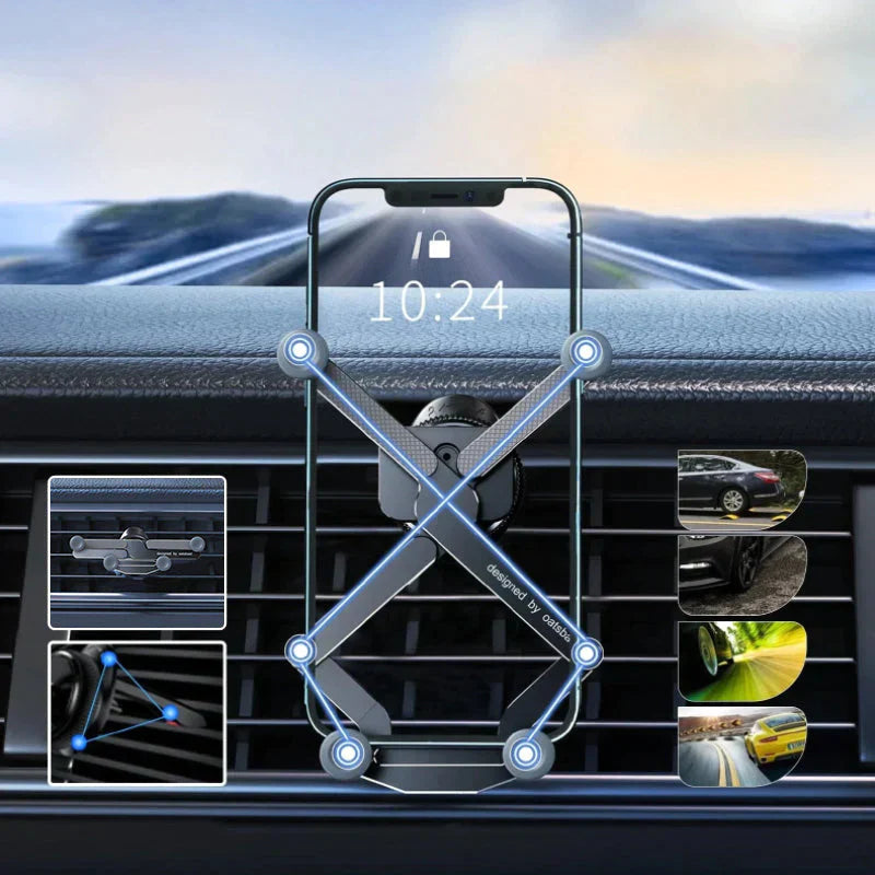 Car Phone Mount 360° Air Vent & Suction Cup