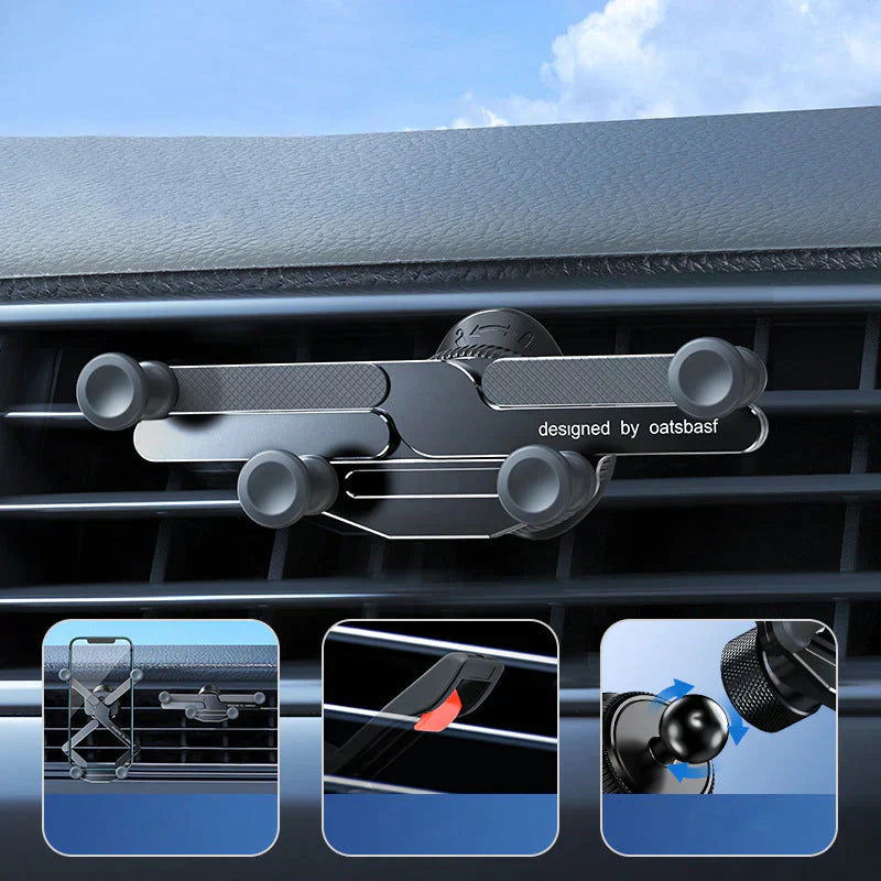 Car Phone Mount 360° Air Vent & Suction Cup