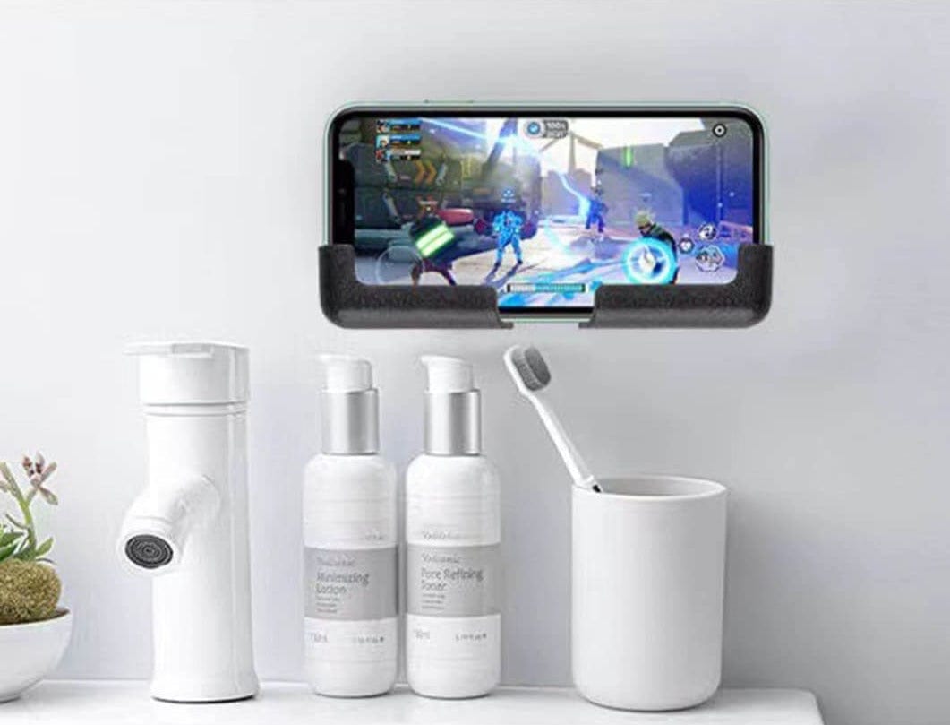 Car Phone Mount Adjustable Horizontal & Vertical Self-Adhesive