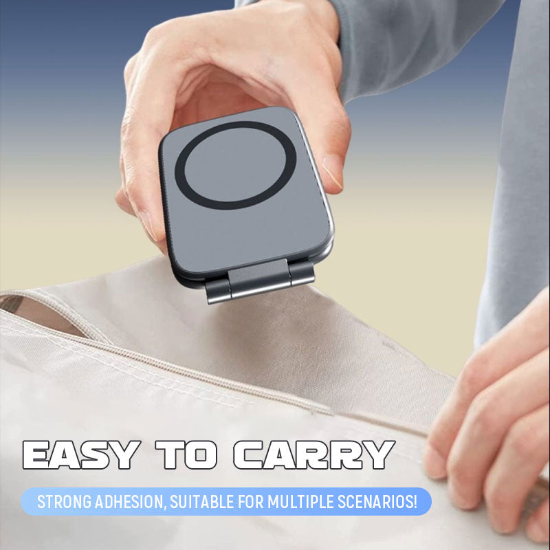 Car Phone Mount Magnetic Residue-Free Adhesive 360 Degree Rotation
