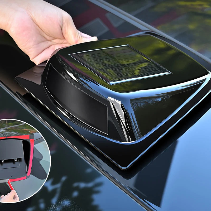 Car Roof Warning Light Solar-Powered LED & Remote