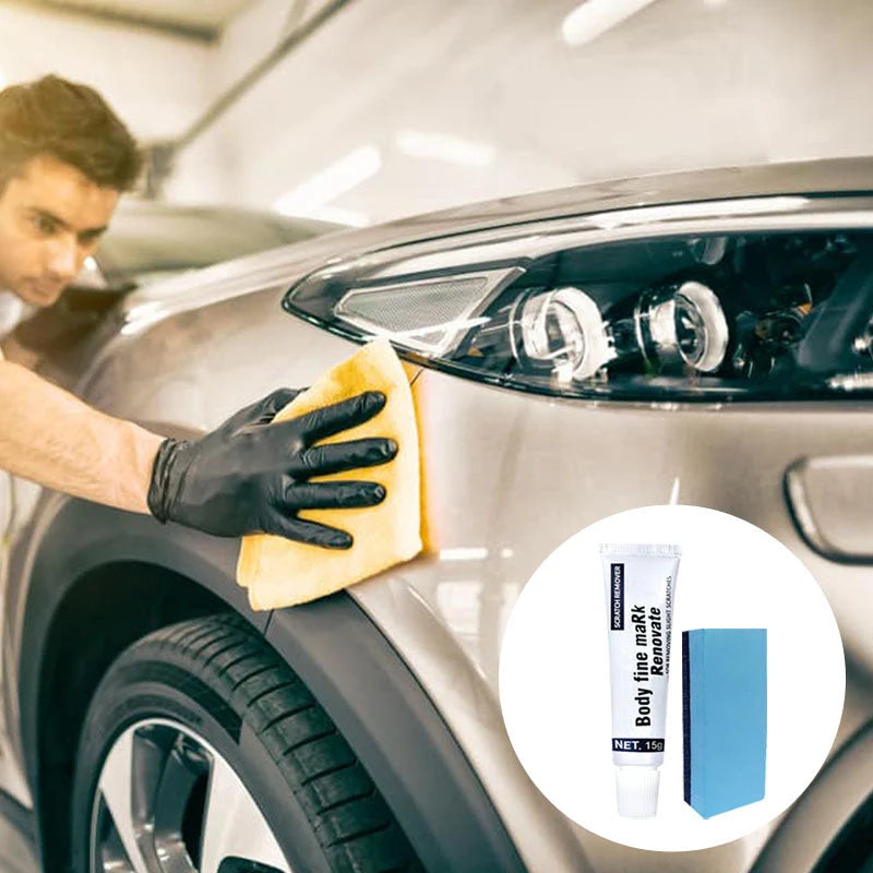 Car Scratch Repair Paste Abrasive & Filler Includes Sponge