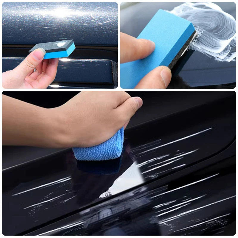 Car Scratch Repair Paste Abrasive & Filler Includes Sponge