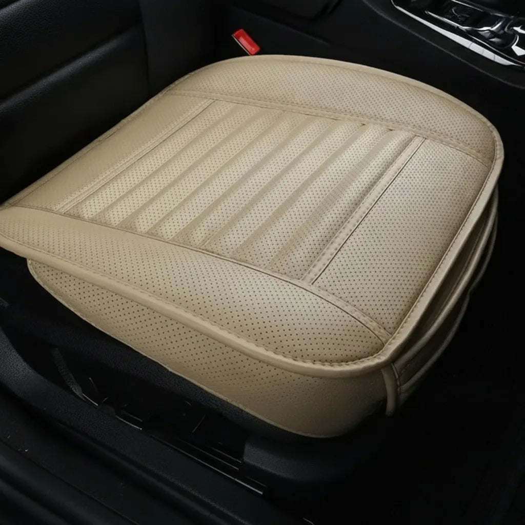Car Seat Cover Breathable Perforated PU Leather Non-Slip