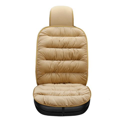 Car Seat Cover Thick Padded Short Plush Universal Fit